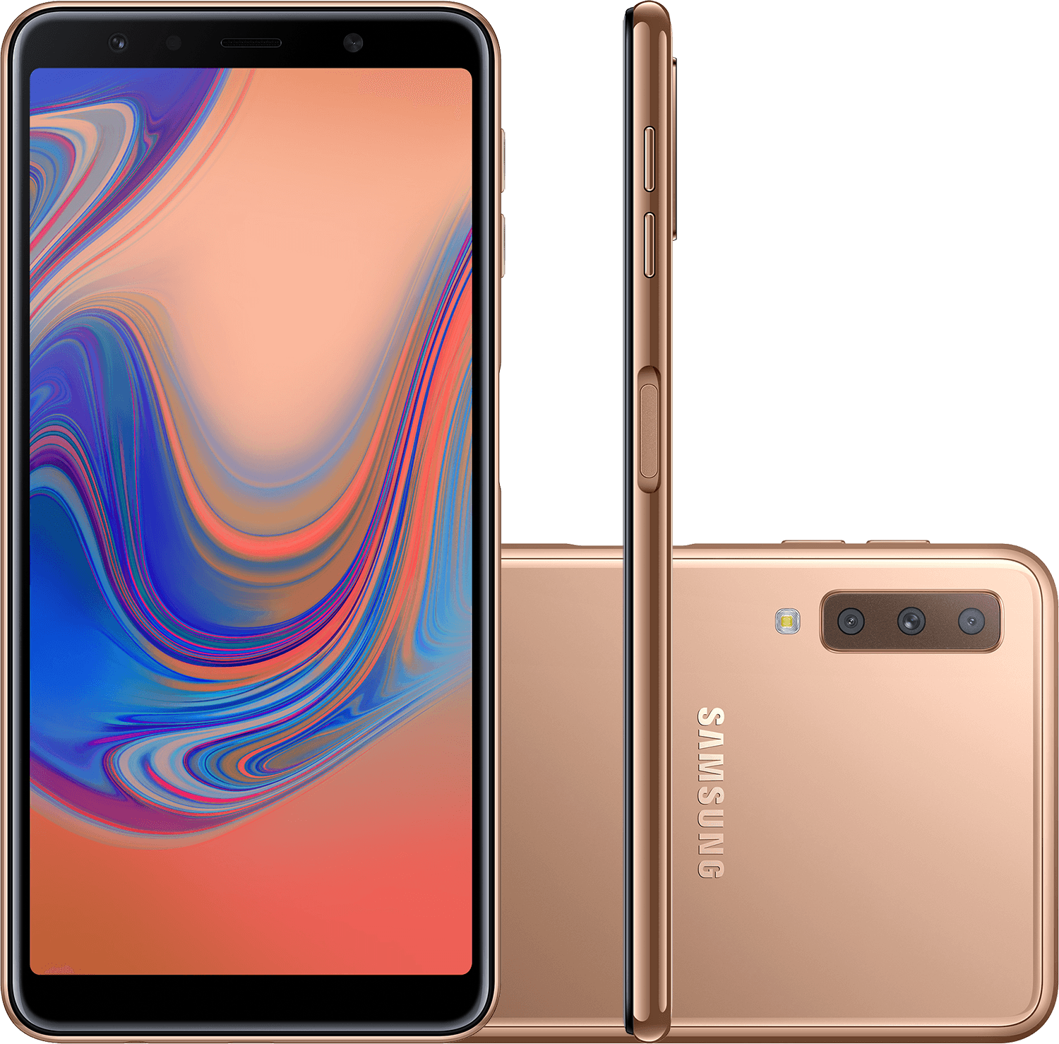 Smartphone Samsung Galaxy A7, Câmera Traseira Tripla, Octa-Core